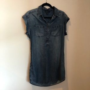 Denim shirt dress